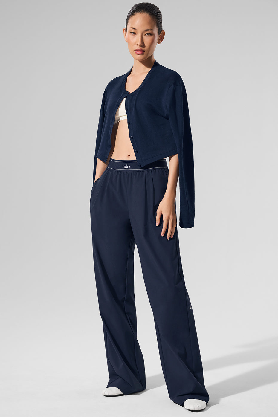 Suit Up Trouser (Long) - Navy - Image 4