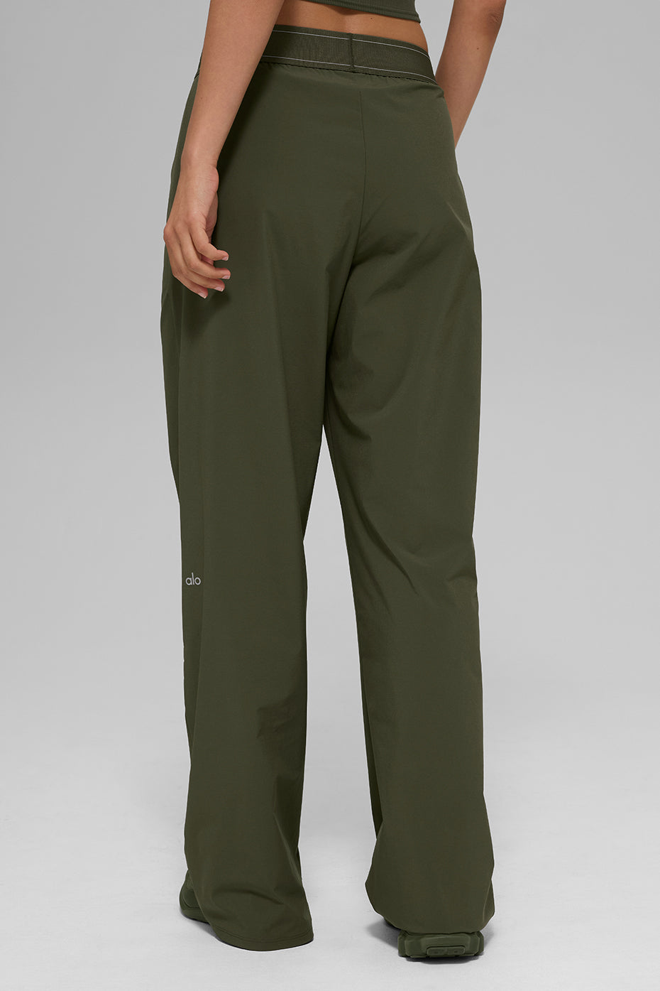Suit Up Trouser (Long) - Green Olive - Image 3