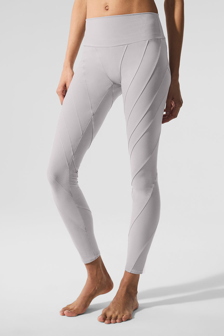Washed Alosoft High-Waist Sunray Legging - Grey Sky Wash - Image 3