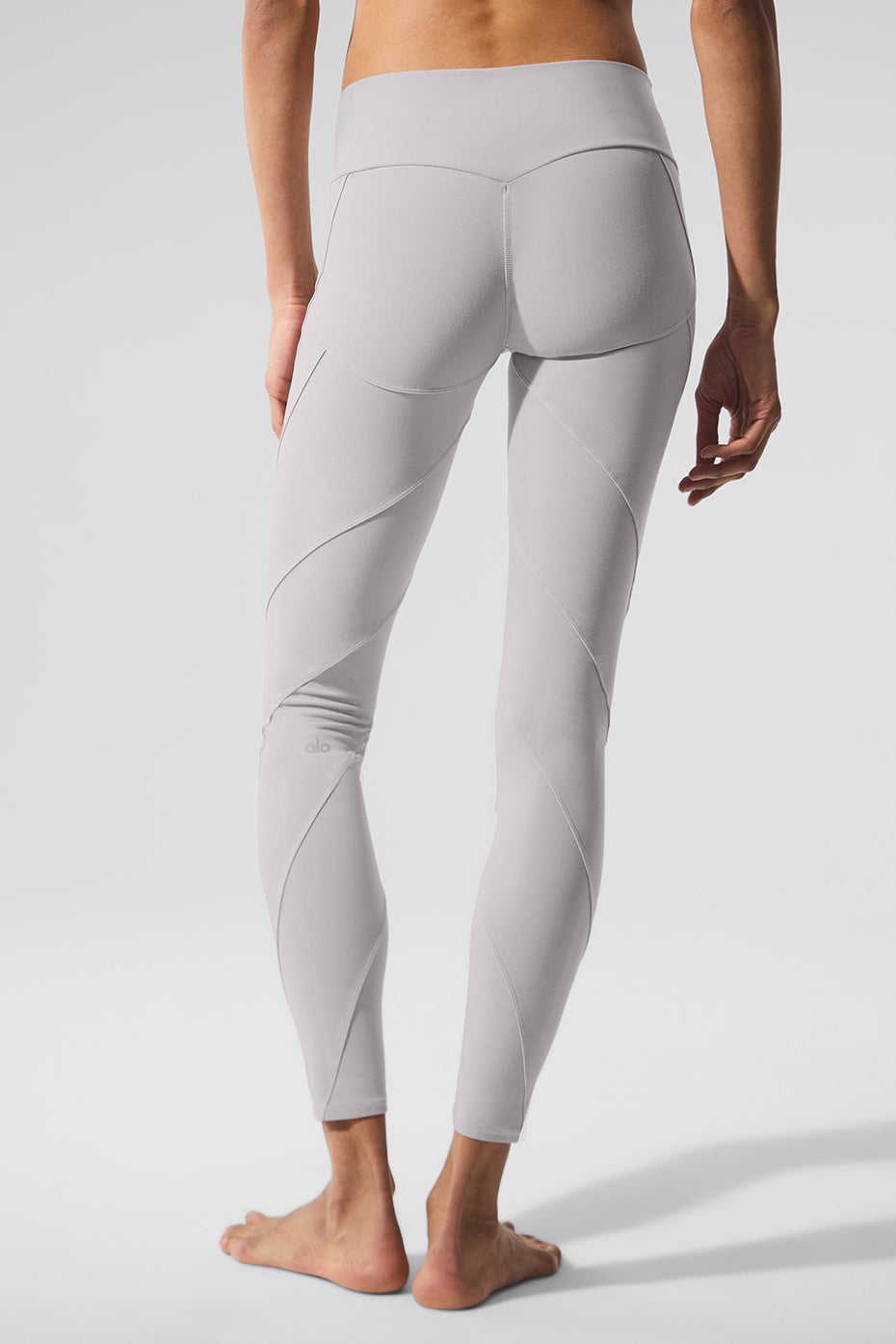 Washed Alosoft High-Waist Sunray Legging - Grey Sky Wash - Image 4