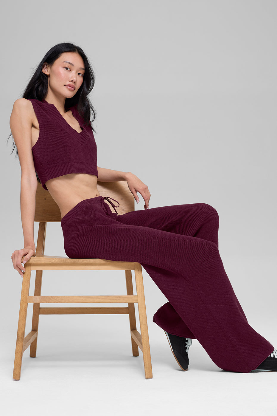 Supernatural Sweater Pant - Burgundy - Image 6