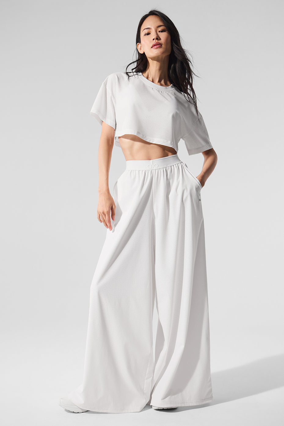Mesh Mirage Trouser - White - Image 6