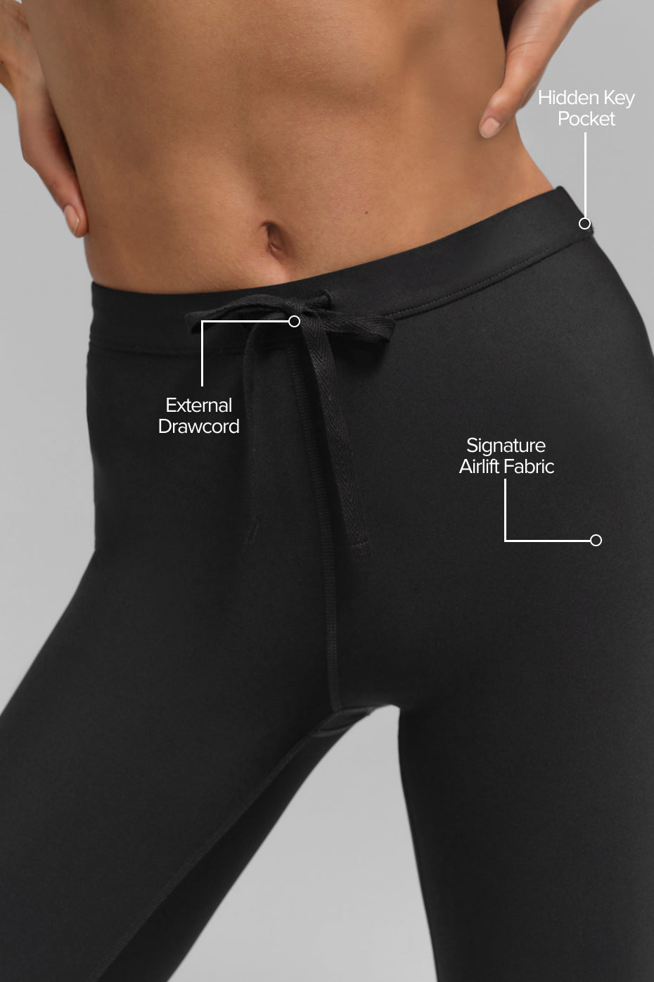 Airlift High-Waist Light Speed Legging - Black - Image 2