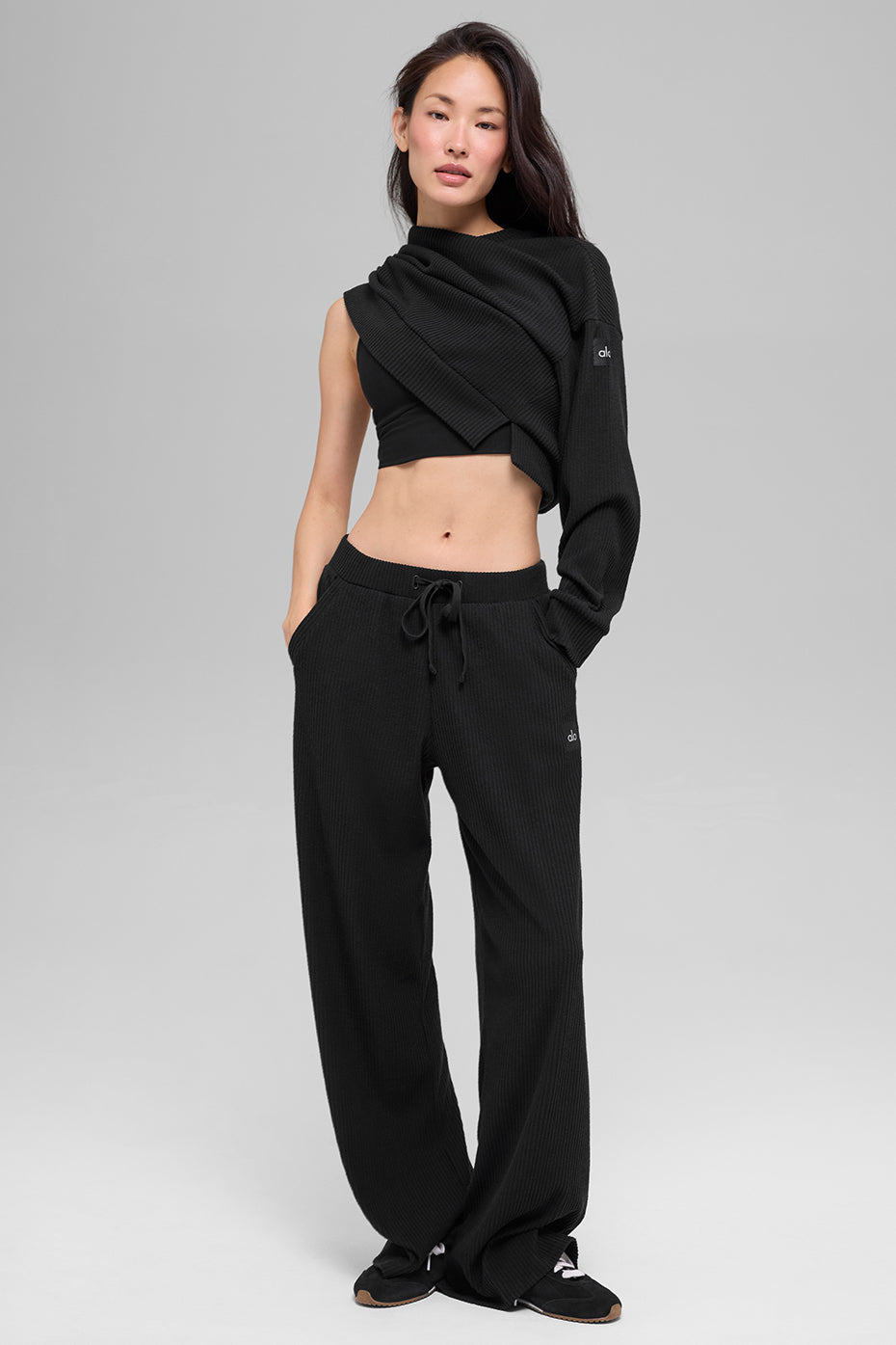 Muse Wide Leg Pant - Black - Image 5
