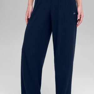 Muse Wide Leg Pant - Navy
