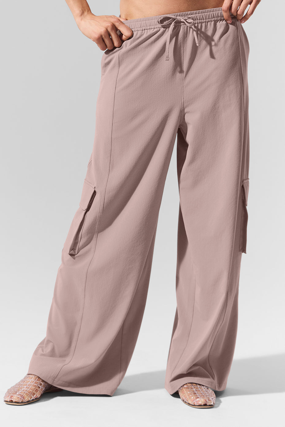 Dreamscape Cargo Wide Leg Pant - Taupe - Image 4