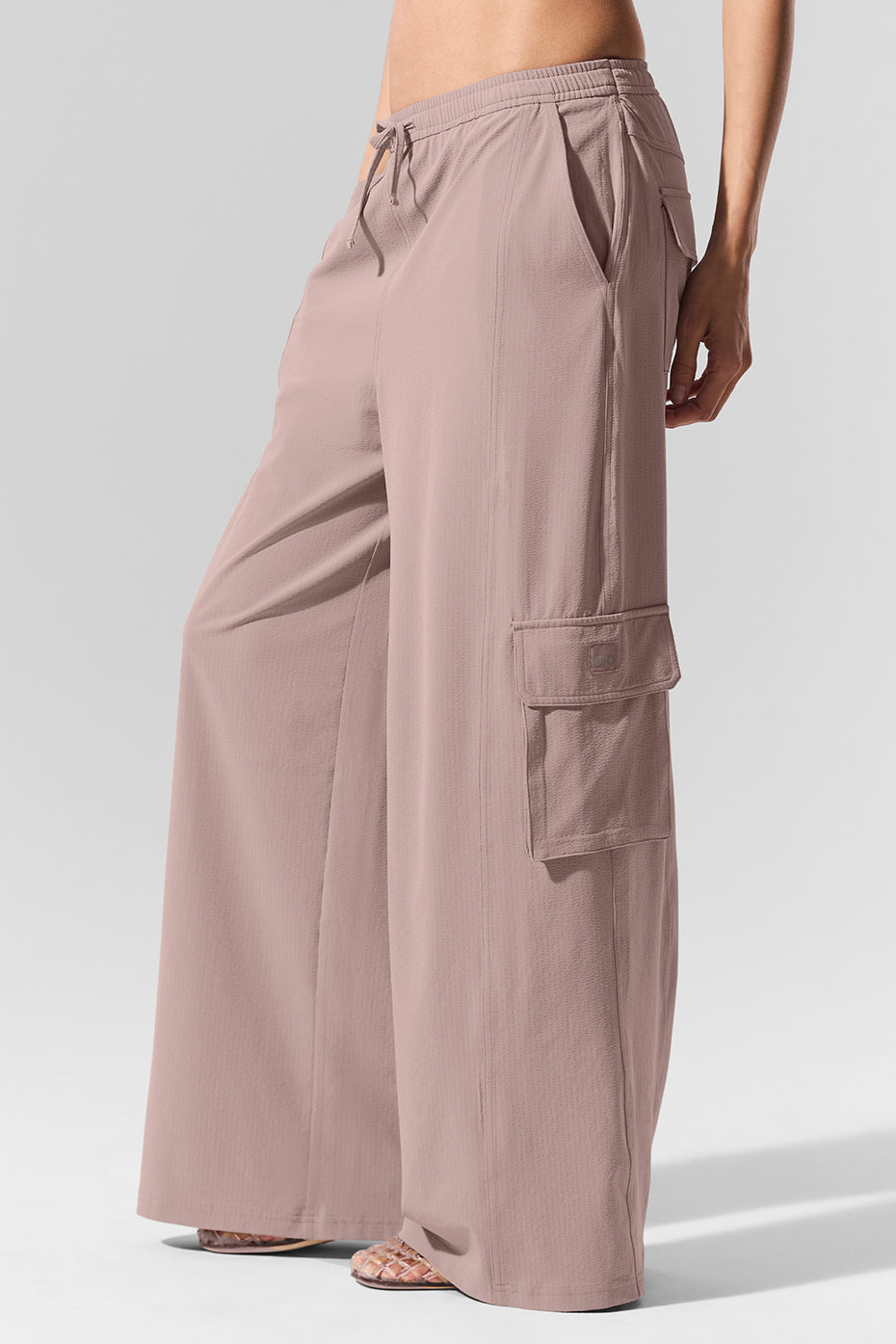 Dreamscape Cargo Wide Leg Pant - Taupe - Image 2