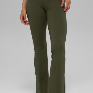 ALO Softsculpt High-Waist 7/8 Bootcut Legging - Green Olive