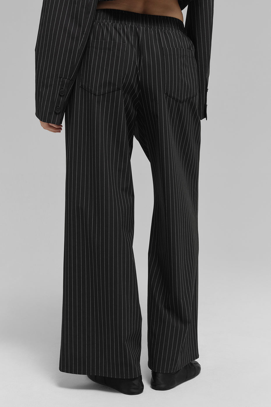 Pinstripe Daylight Boxer Pant (Regular) - Black/Titanium - Image 3