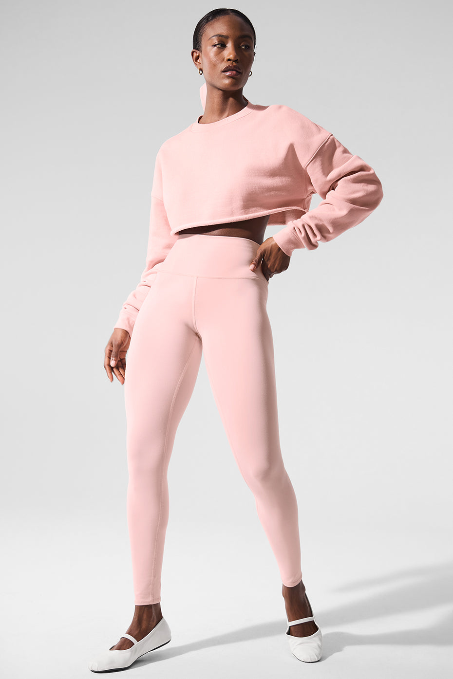 High-Waist Airbrush Legging - Pink Quartz - Image 6