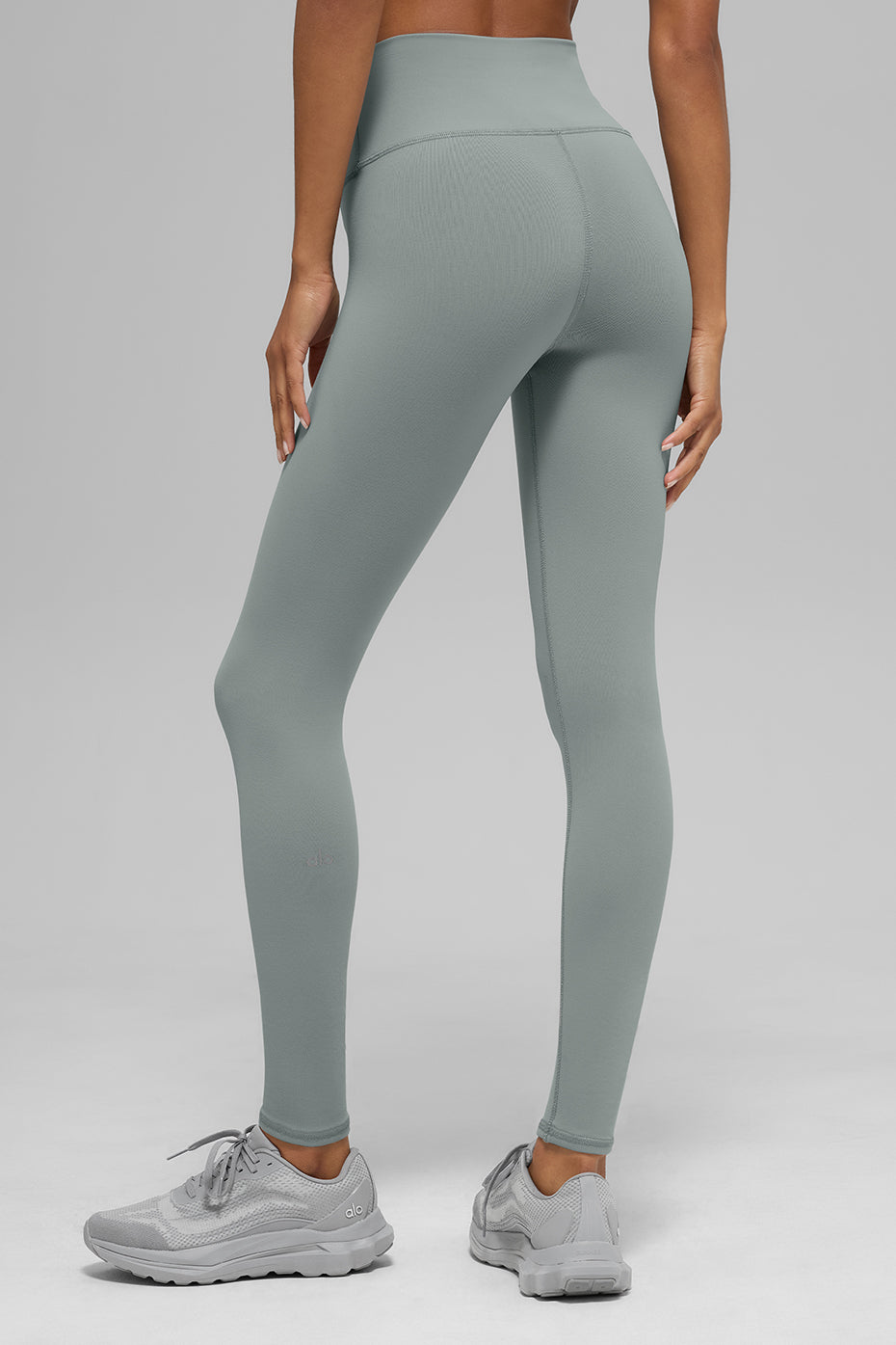 High-Waist Airbrush Legging - Lunar Grey - Image 3