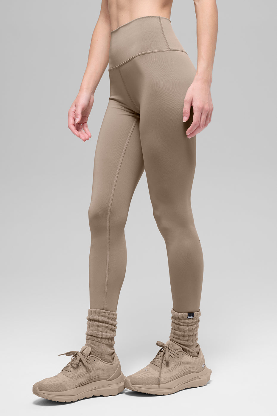 High-Waist Airlift Legging - Gravel - Image 4