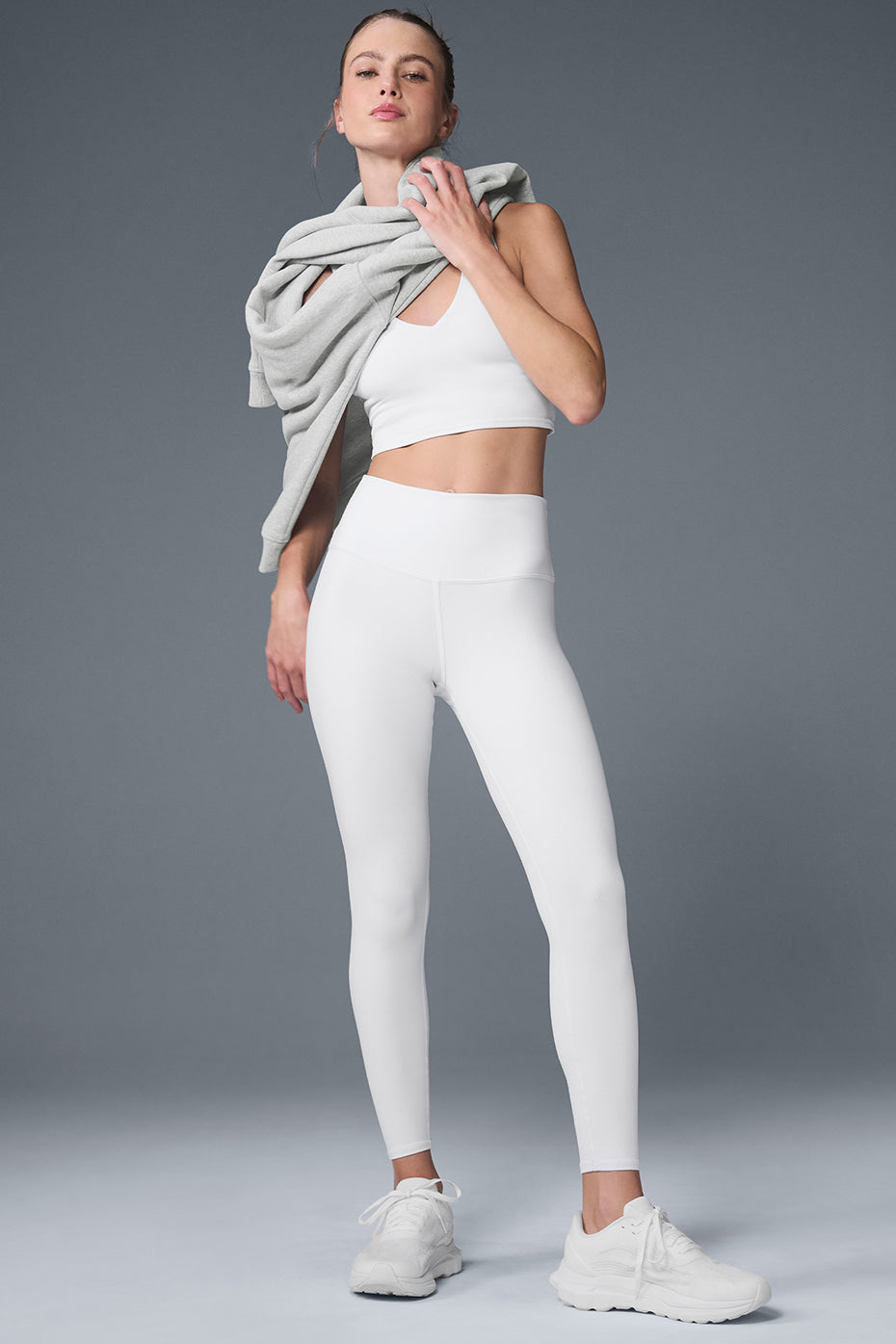 7/8 High-Waist Airbrush Legging - White - Image 4