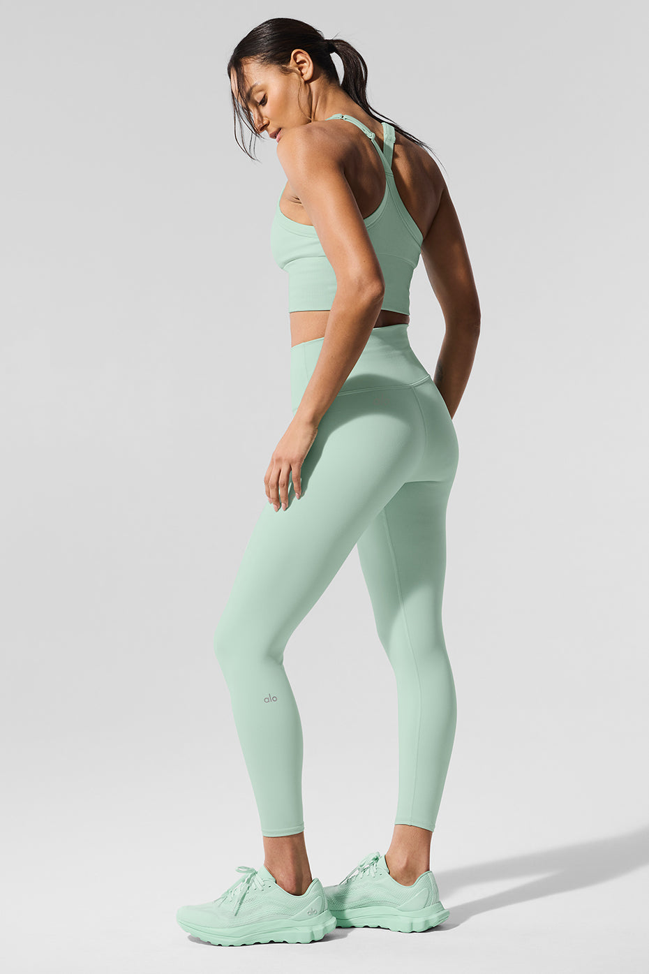 7/8 High-Waist Airbrush Legging - Spearmint - Image 4