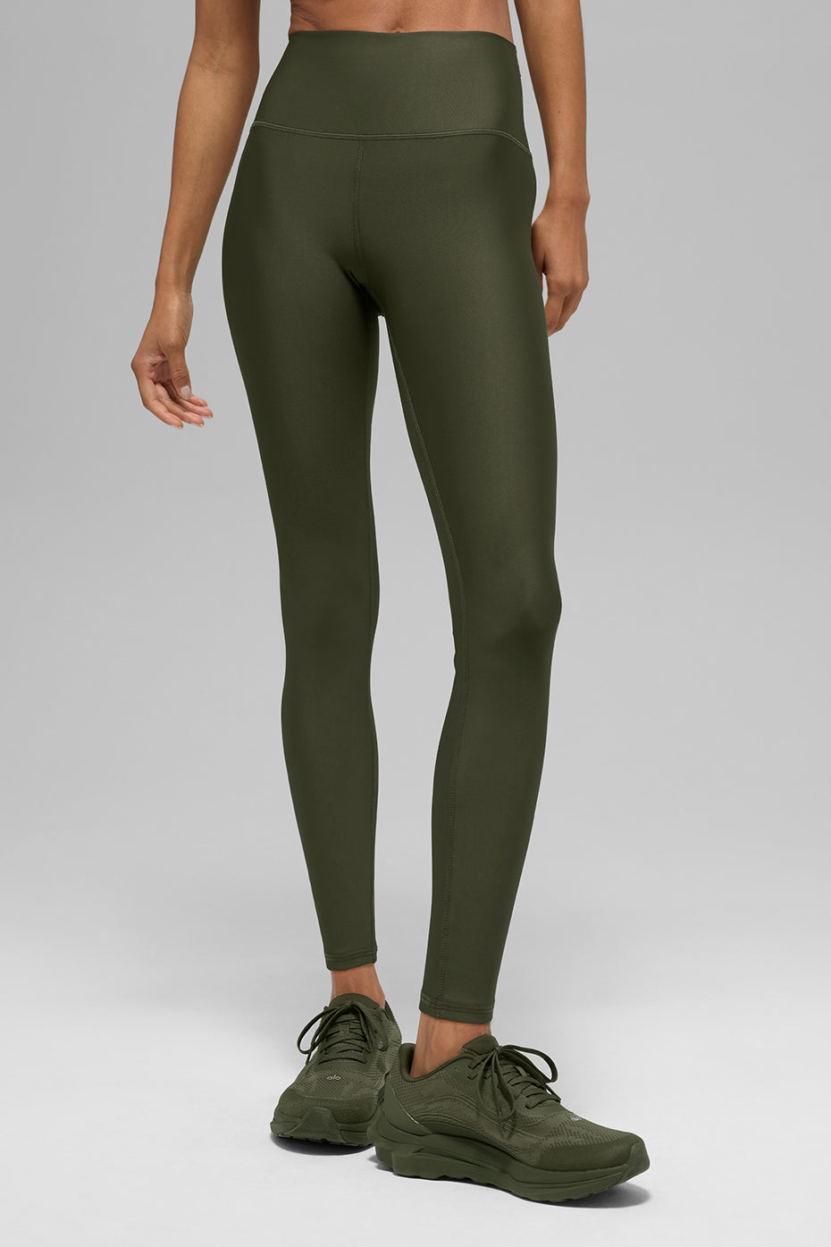 7/8 High-Waist Airlift Legging - Green Olive