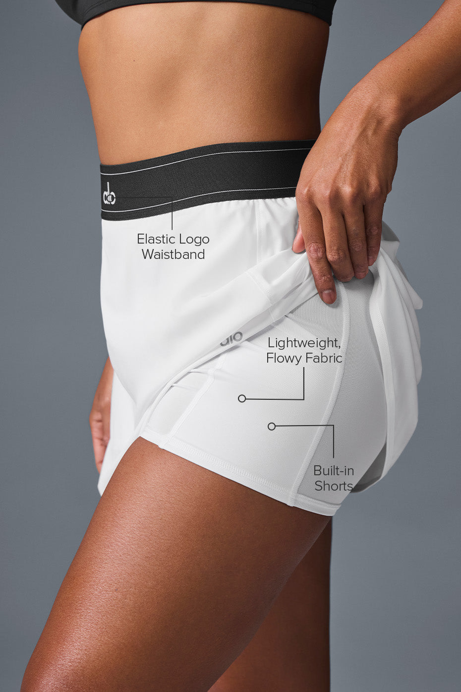 Match Point Tennis Skirt - White - Image 2