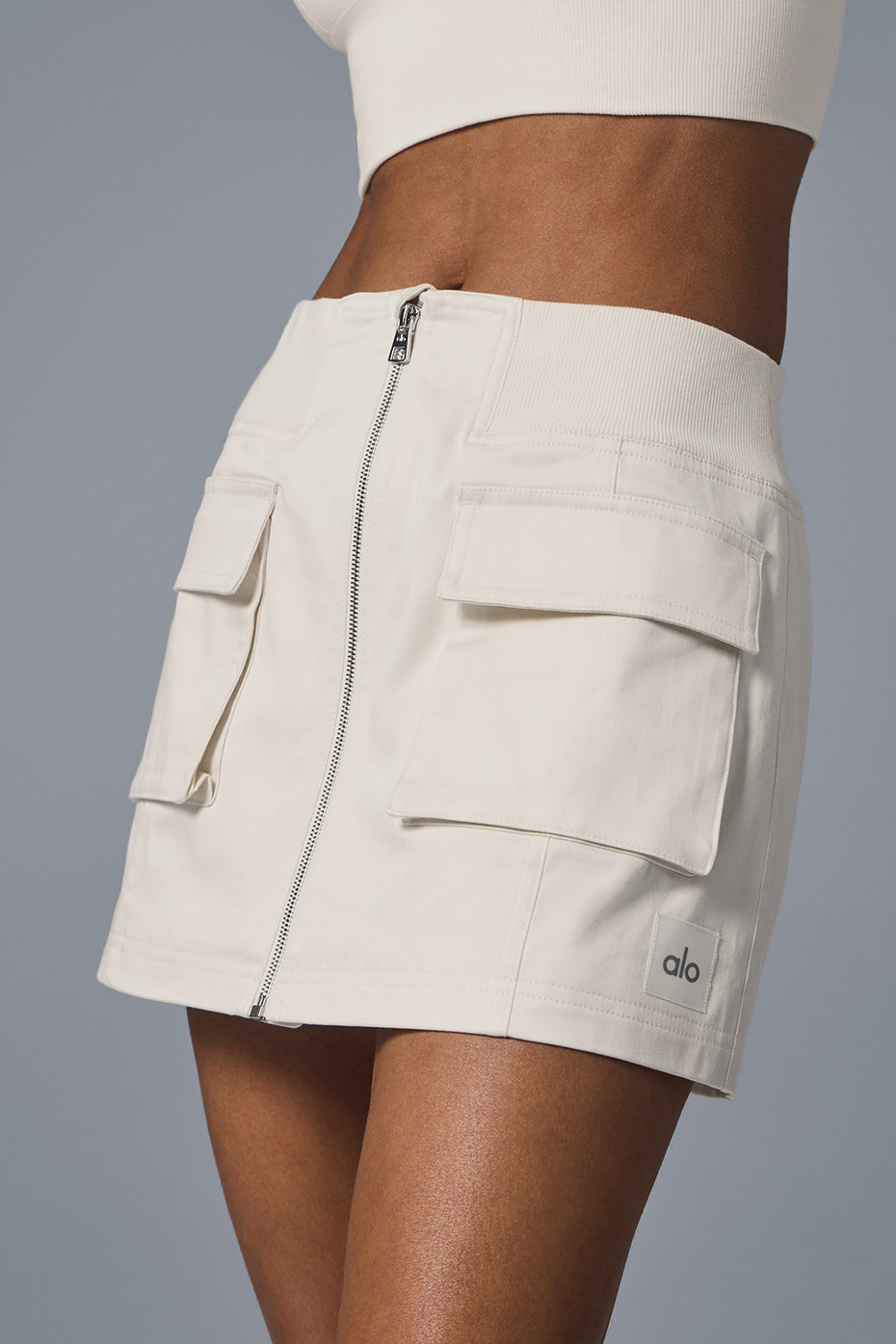Night Out Cargo Skirt - Ivory - Image 4