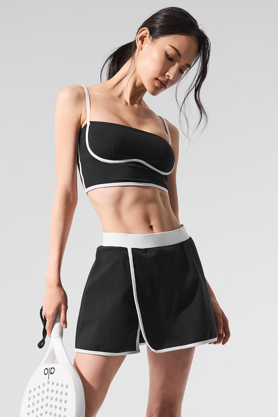 Airbrush Streamlined Skirt - Black/White - Image 4