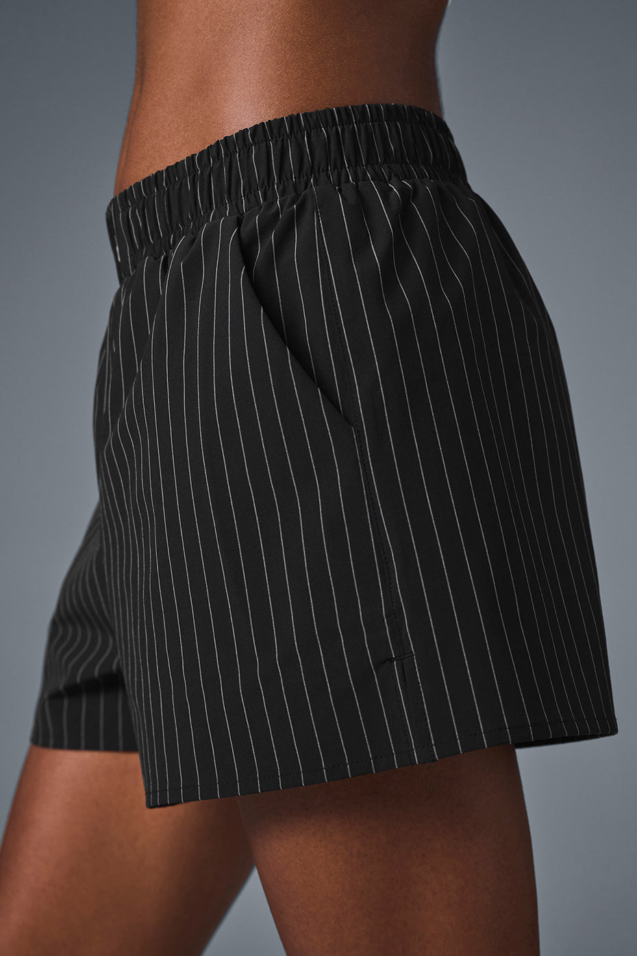 Pinstripe Daylight Boxer Short - Black/Titanium - Image 4