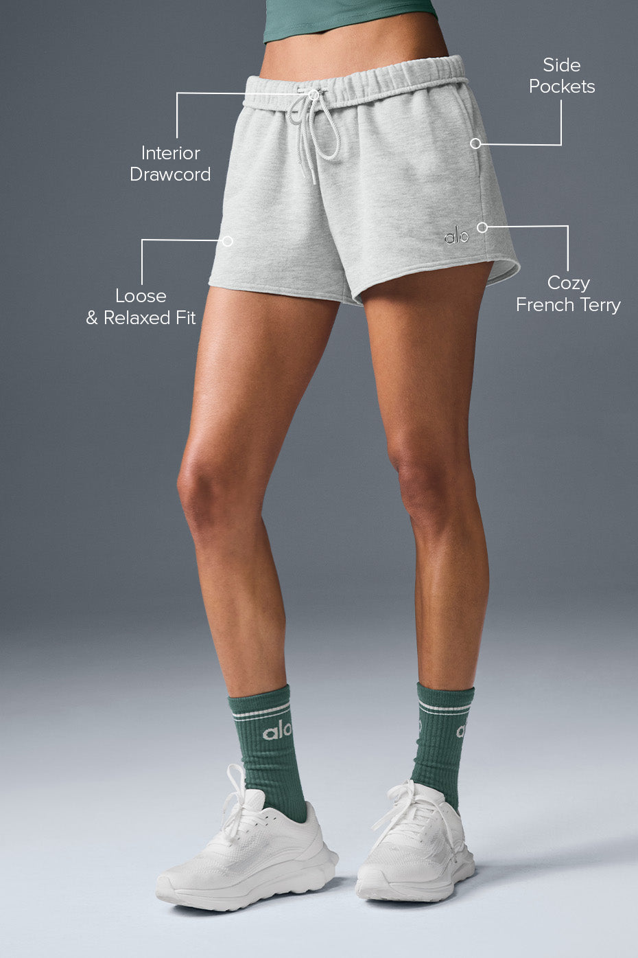 Accolade Short - Athletic Heather Grey - Image 2