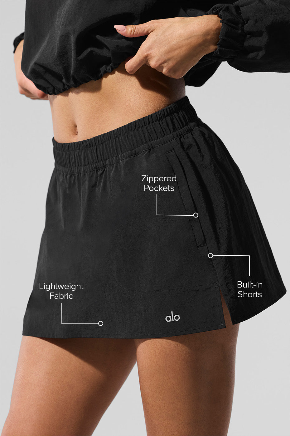 Alumni Tennis Skirt - Black - Image 2