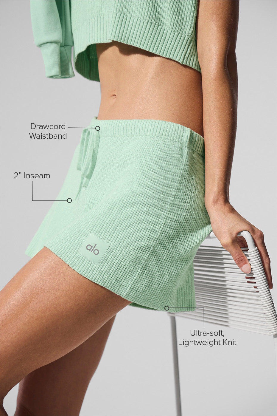 Supernatural Sweater Short - Spearmint - Image 2