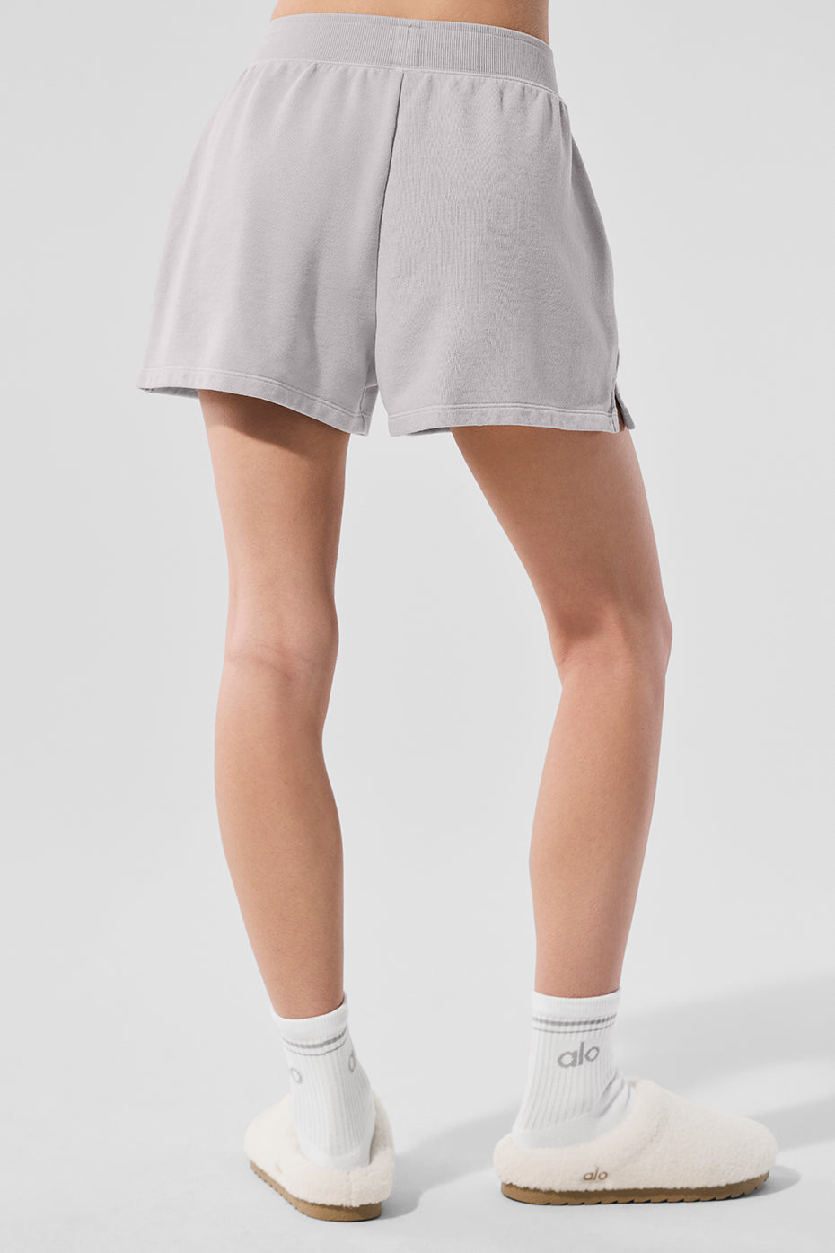 Washed Low Key Sweat Short - Grey Sky Wash - Image 3