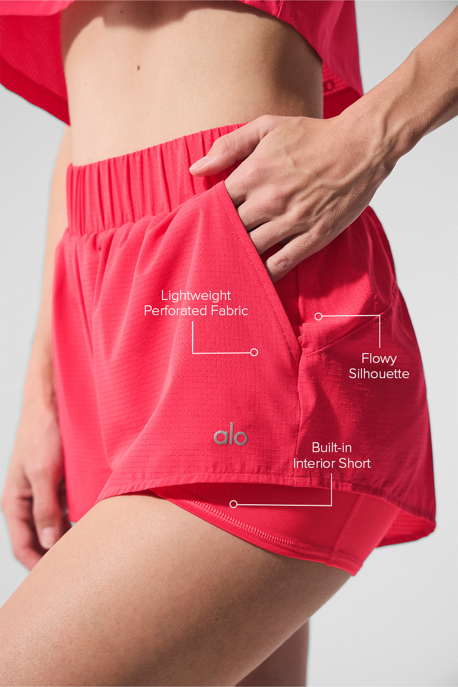 Sport Star Short - Candy Red - Image 2