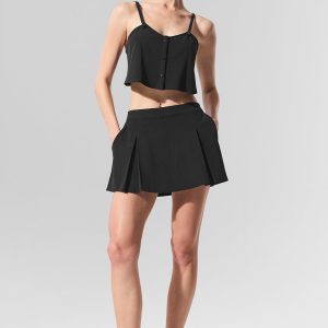 Dreamscape Tennis Skirt - Black