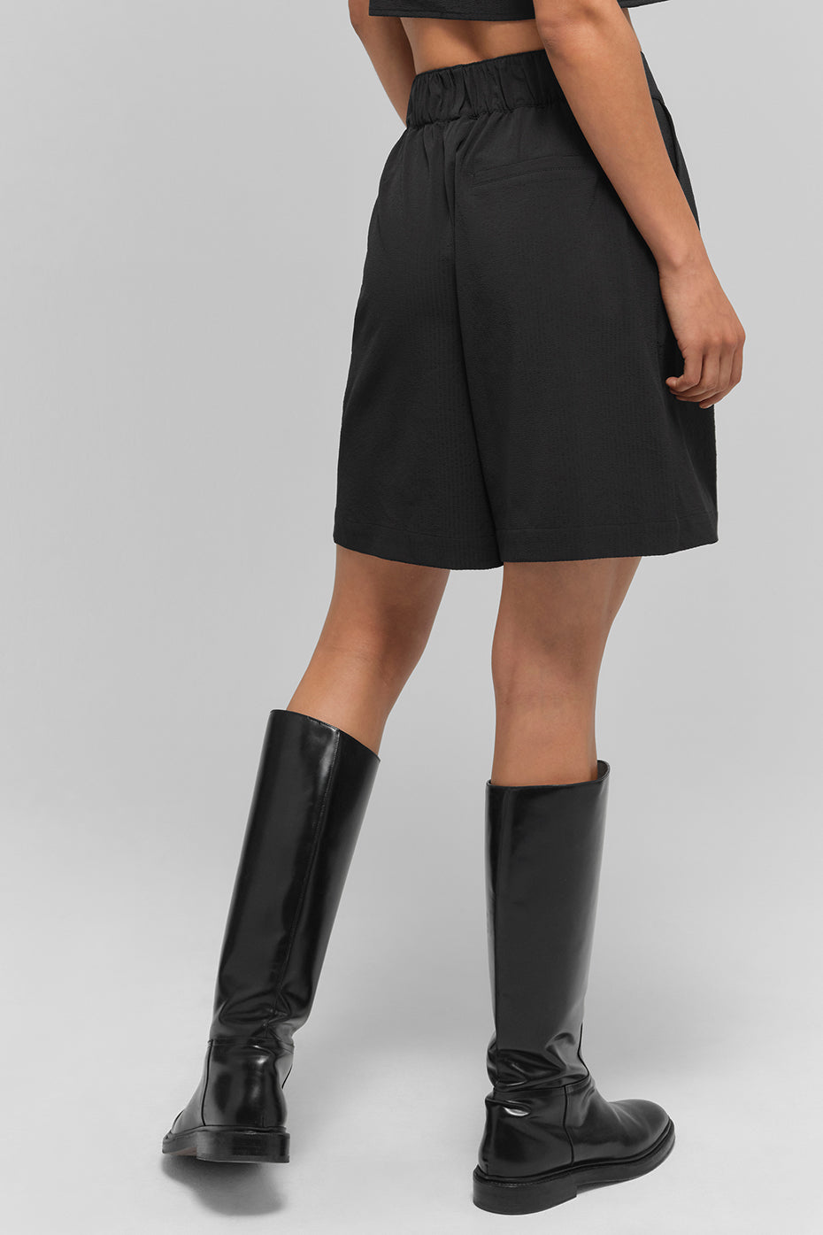 High-Waist Dreamscape Short - Black - Image 3