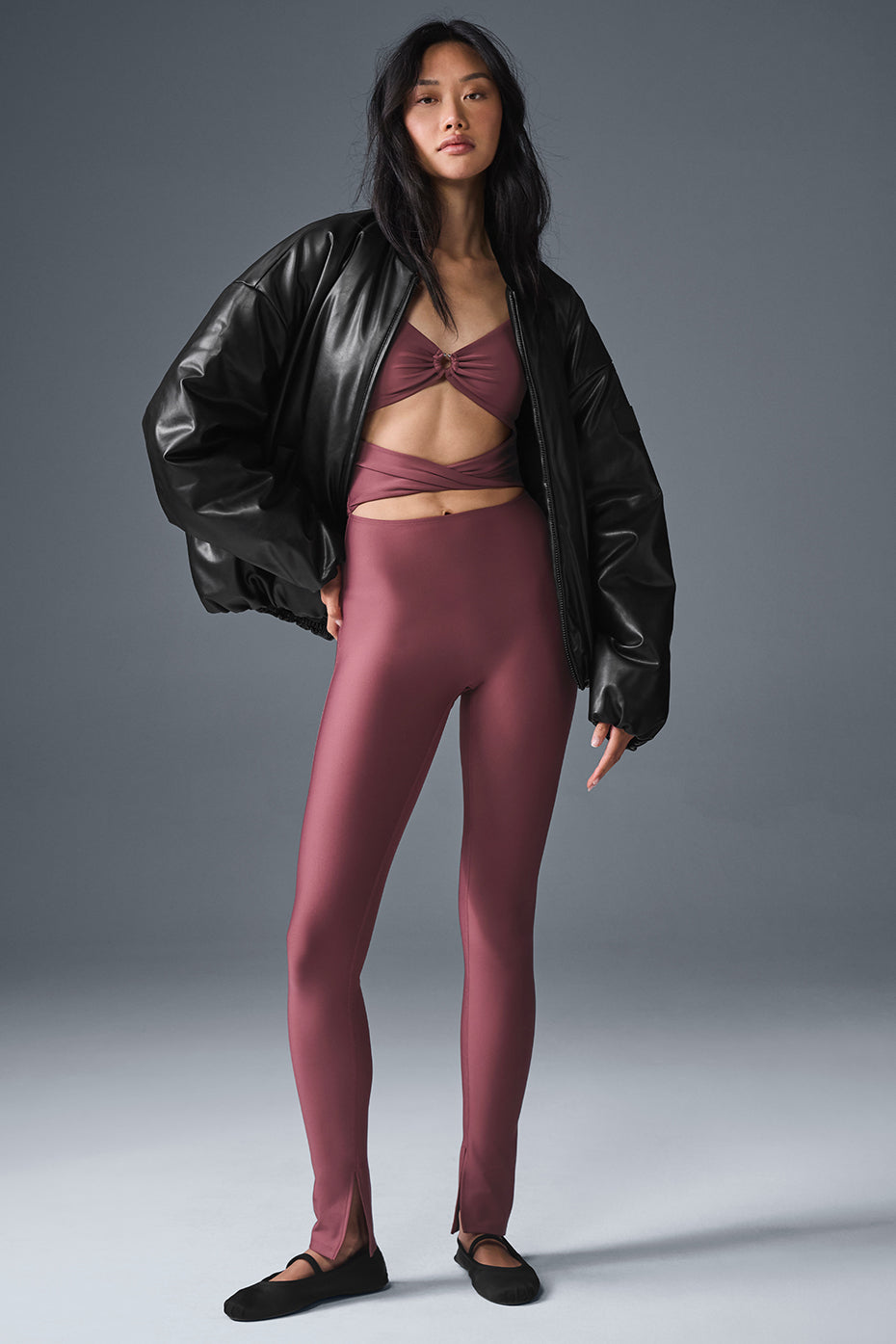 Airlift A-List Onesie - Burgundy Truffle - Image 5