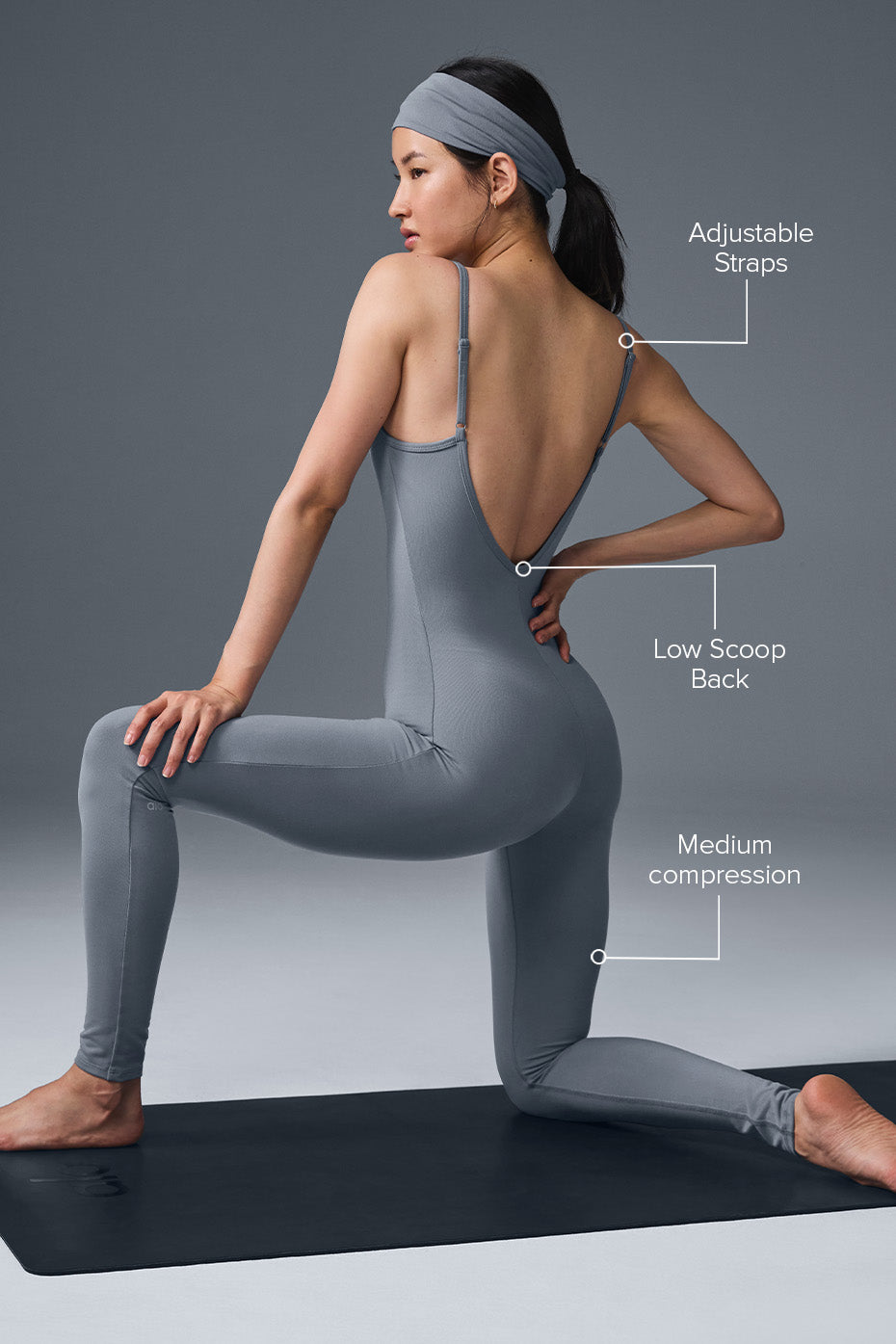 Airbrush One And Done Onesie - Steel Grey - Image 2