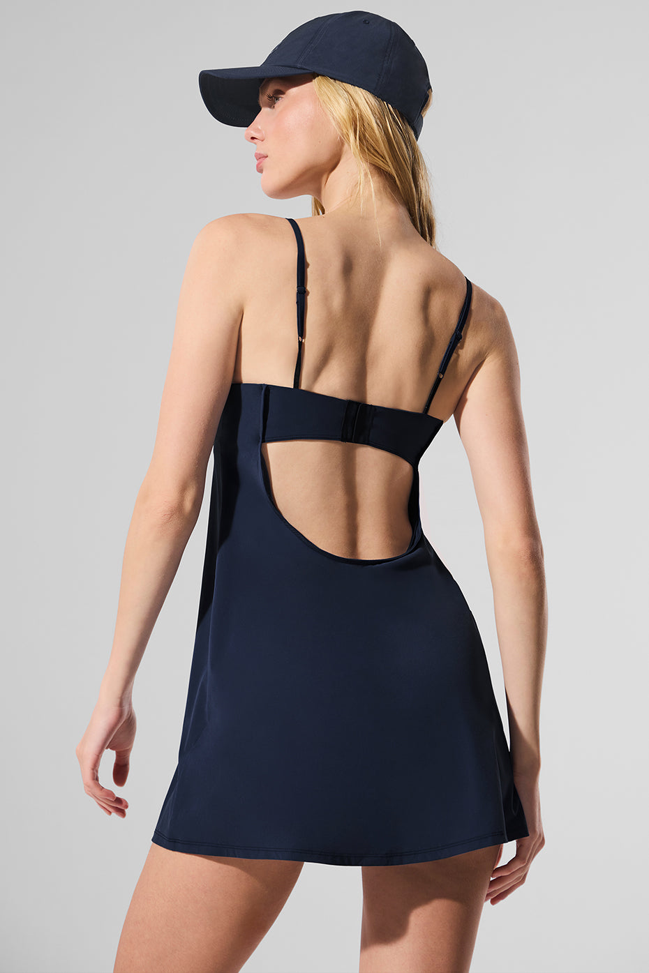Breezy Tennis Dress - Navy - Image 4
