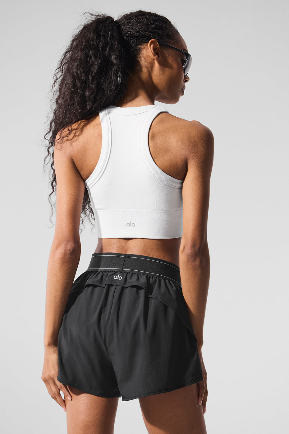 Seamless Delight High Neck Bra - White - Image 2