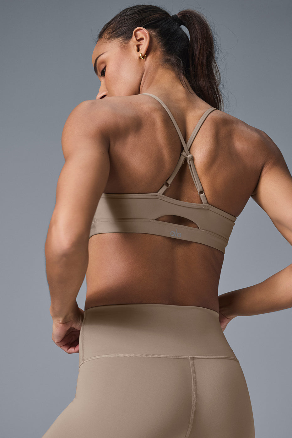 Airlift Intrigue Bra - Gravel - Image 2