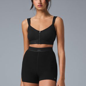 Alosoft Molded Showcase Bra - Black