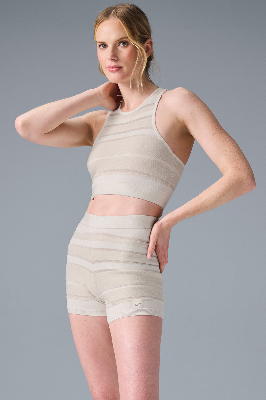 Sport Play Knit Bra - Ivory/Alabaster - Image 3