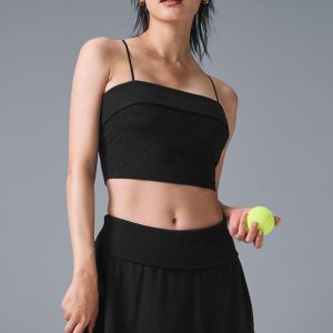 Doubles Only Bra Tank - Black