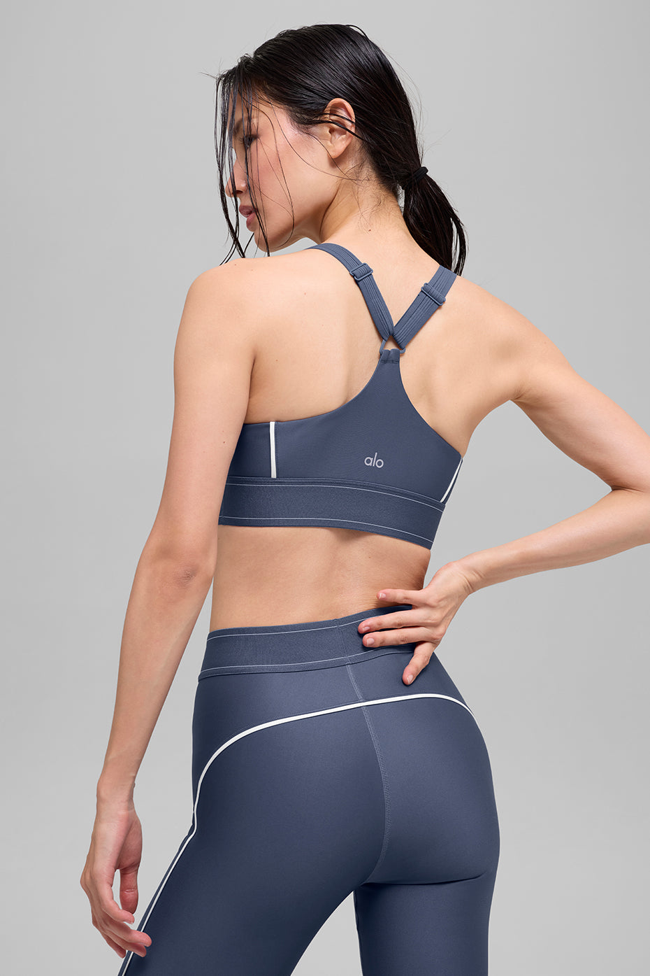 Airlift Suit Up Bra - Bluestone/White - Image 3