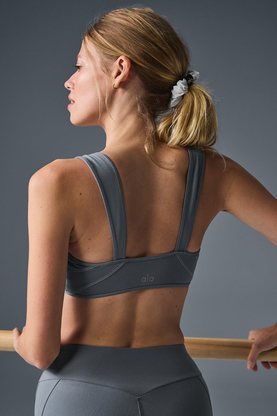 Alosoft Sunray Bra - Steel Grey/Grey - Image 2