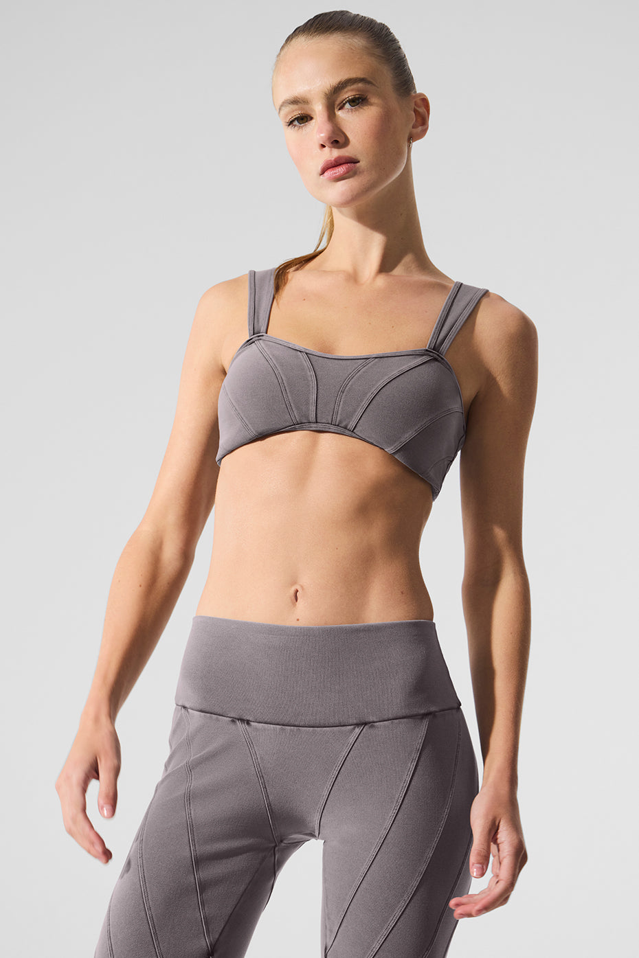 Washed Alosoft Sunray Bra - Cool Grey Wash - Image 3