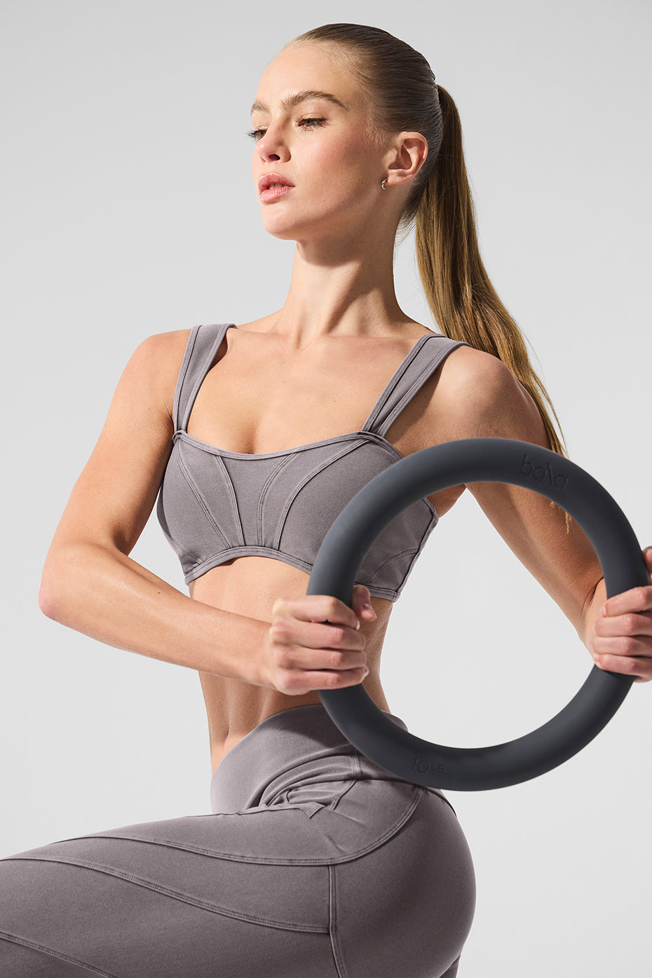 Washed Alosoft Sunray Bra - Cool Grey Wash - Image 5