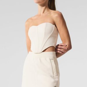 Polar Fleece Corset - Ivory