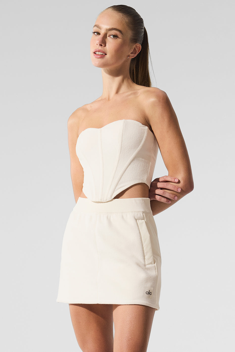 Polar Fleece Corset - Ivory