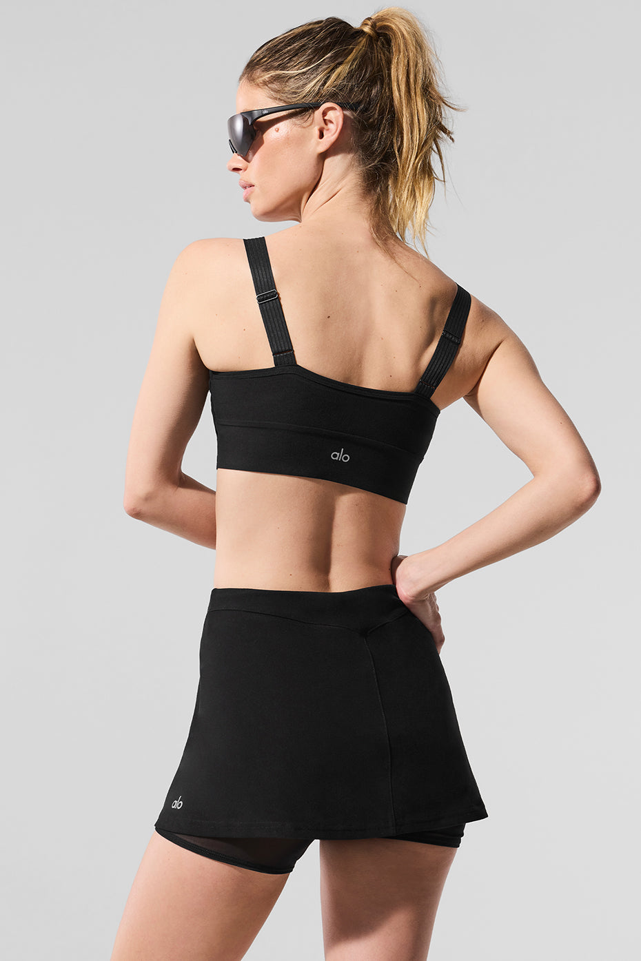 Alosoft Serve It Up Bra - Black - Image 6