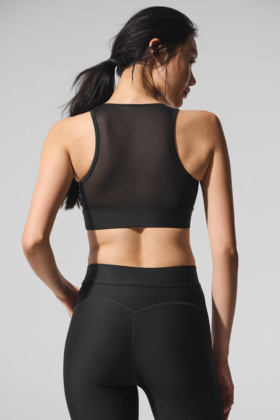 Airlift Mesh Just Right Bra - Black - Image 3