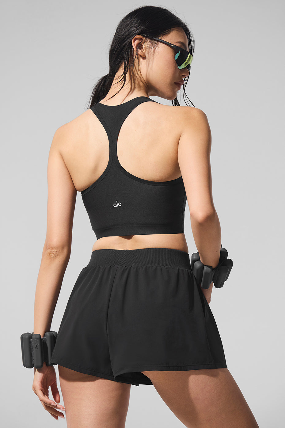 Airlift Super Sleek Bra Tank - Black - Image 3