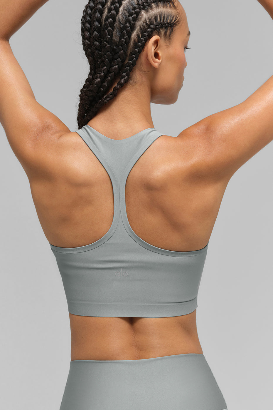 Airlift Super Sleek Bra Tank - Lunar Grey - Image 2