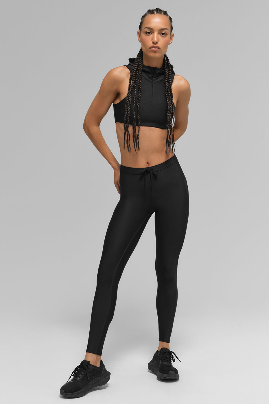 Airlift Light Speed Hooded Bra - Black - Image 5